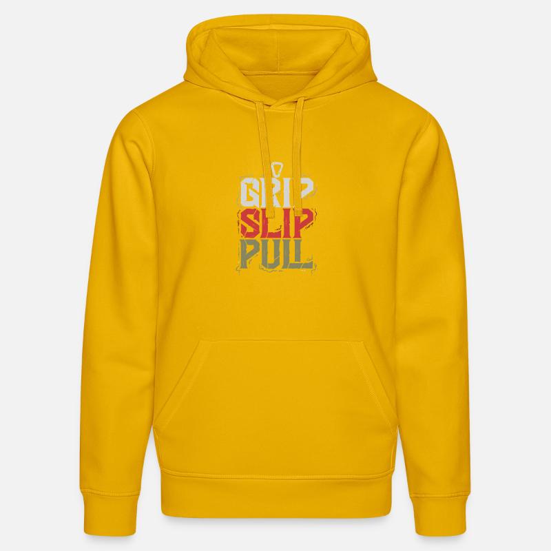Grip Slip Pull - Sweat à capuche bio DRUMMER Stanley/Stella Unisexe - jaune spectre
