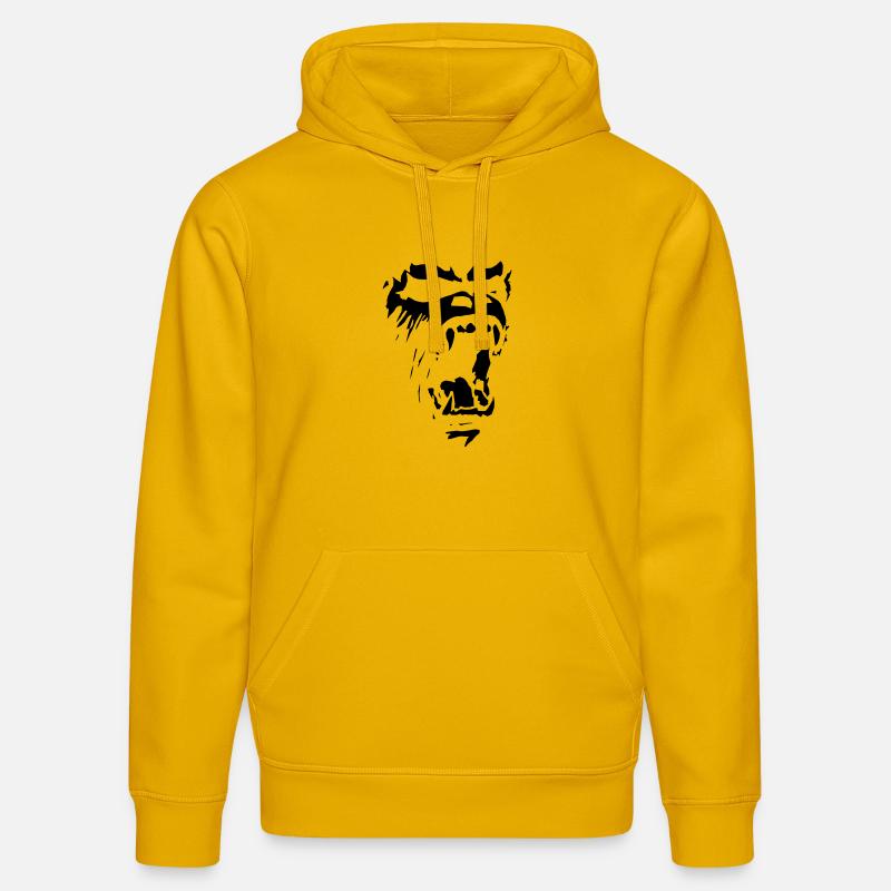 Gorilla - Sweat à capuche bio DRUMMER Stanley/Stella Unisexe - jaune spectre