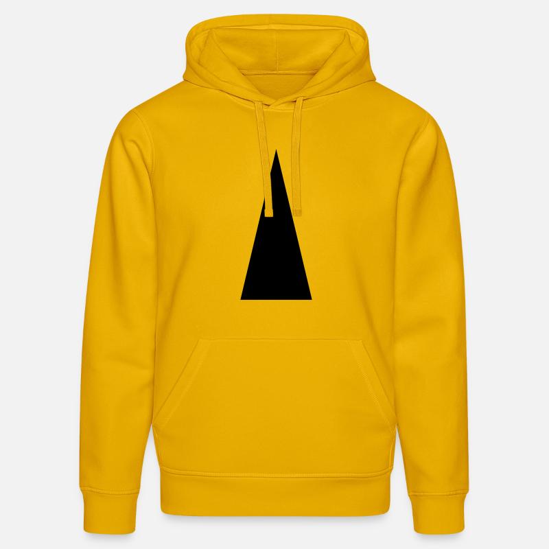 triangle - Sweat à capuche bio DRUMMER Stanley/Stella Unisexe - jaune spectre