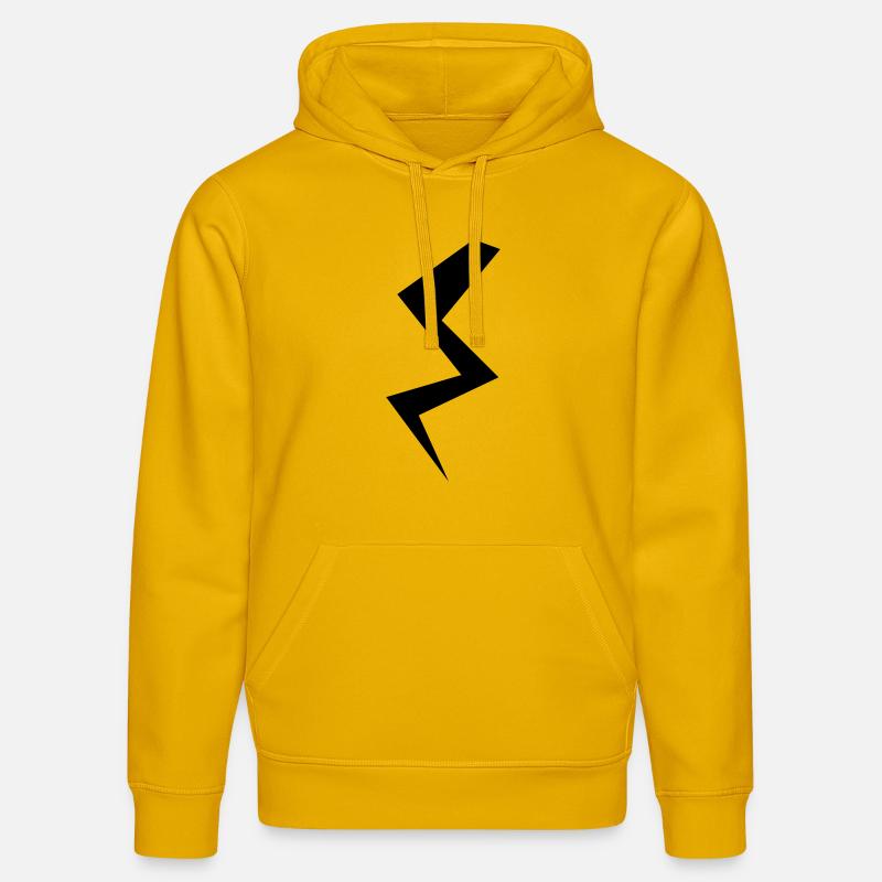 éclair - Sweat à capuche bio DRUMMER Stanley/Stella Unisexe - jaune spectre
