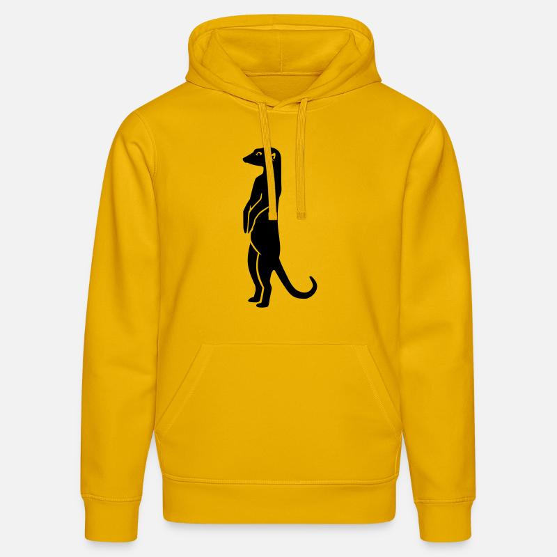 Erdmännchen - Stanley/Stella Unisex Bio-Hoodie DRUMMER  - Spektralgelb