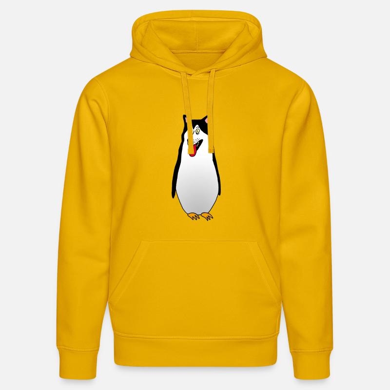 Hund oder Pinguin? - Stanley/Stella Unisex Bio-Hoodie DRUMMER  - Spektralgelb