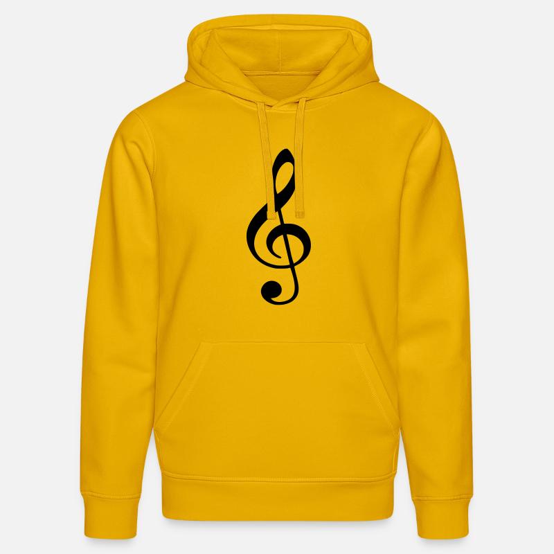 Note - Sweat à capuche bio DRUMMER Stanley/Stella Unisexe - jaune spectre