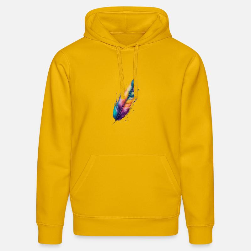 Source - Sweat à capuche bio DRUMMER Stanley/Stella Unisexe - jaune spectre
