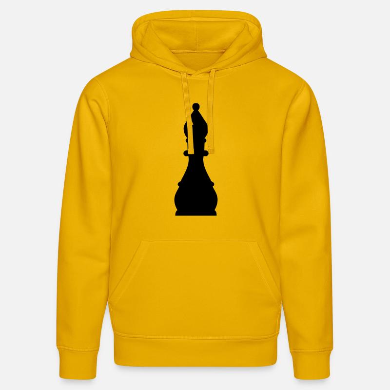 fou jeu d'échecs. - Sweat à capuche bio DRUMMER Stanley/Stella Unisexe - jaune spectre