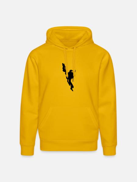 alpinist - Sweat à capuche bio DRUMMER Stanley/Stella Unisexe - jaune spectre