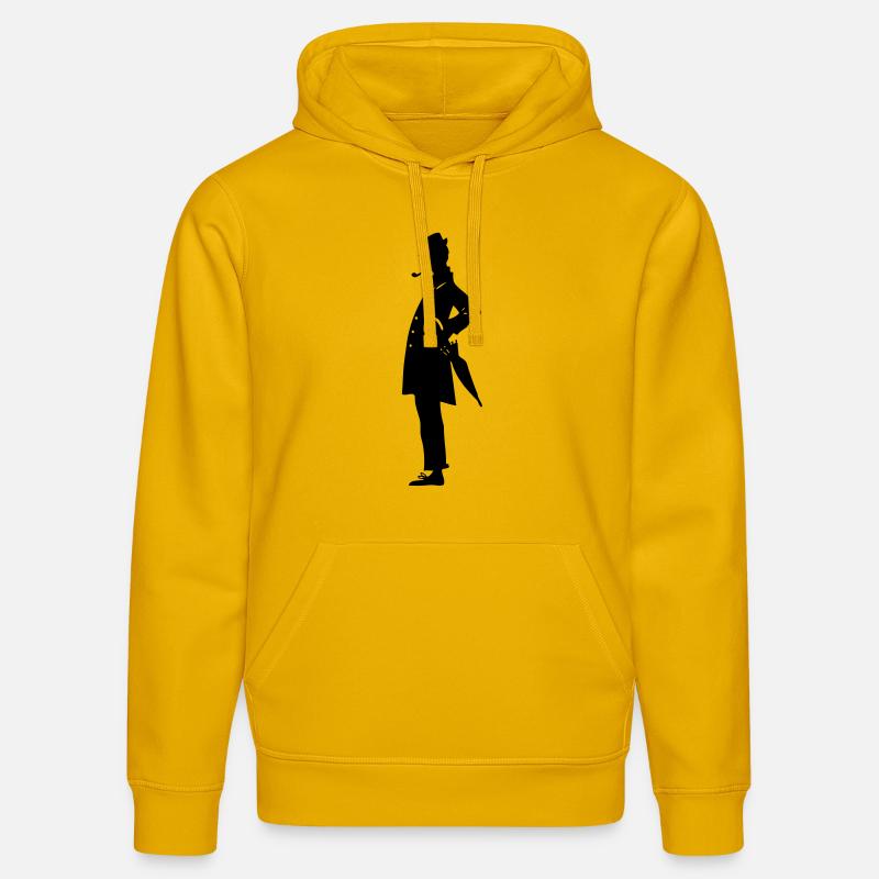 mon oncle jacques tati - Sweat à capuche bio DRUMMER Stanley/Stella Unisexe - jaune spectre