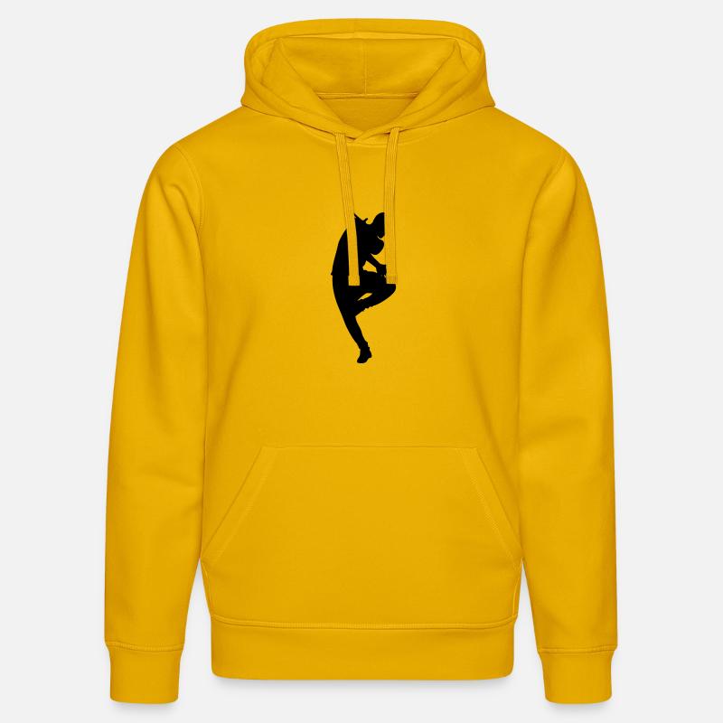Silhouette B-Boy – Flowdance Flow - Sweat à capuche bio DRUMMER Stanley/Stella Unisexe - jaune spectre