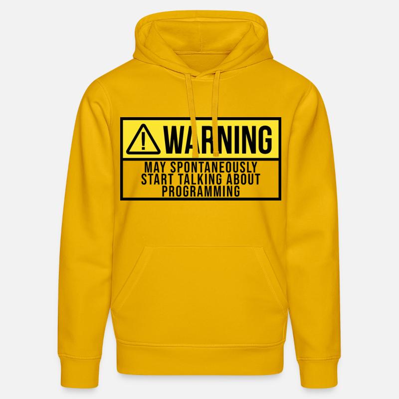 programmation - Sweat à capuche bio DRUMMER Stanley/Stella Unisexe - jaune spectre