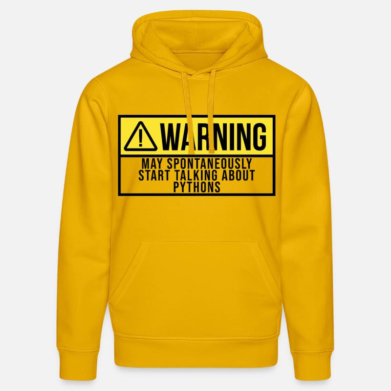 Python - Stanley/Stella DRUMMER Unisex Organic Hoodie - spectra yellow