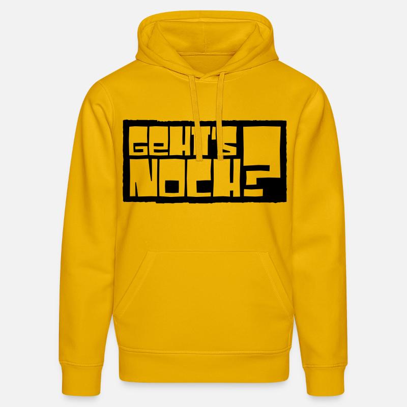 Est-ce encore possible ? - Sweat à capuche bio DRUMMER Stanley/Stella Unisexe - jaune spectre