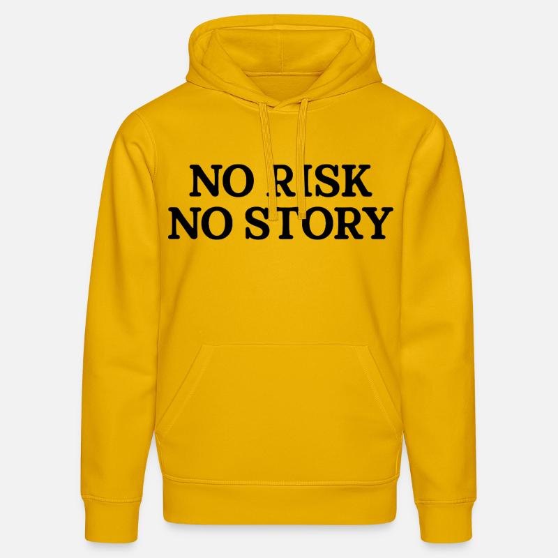 Pas de risque, pas d’histoire - Sweat à capuche bio DRUMMER Stanley/Stella Unisexe - jaune spectre