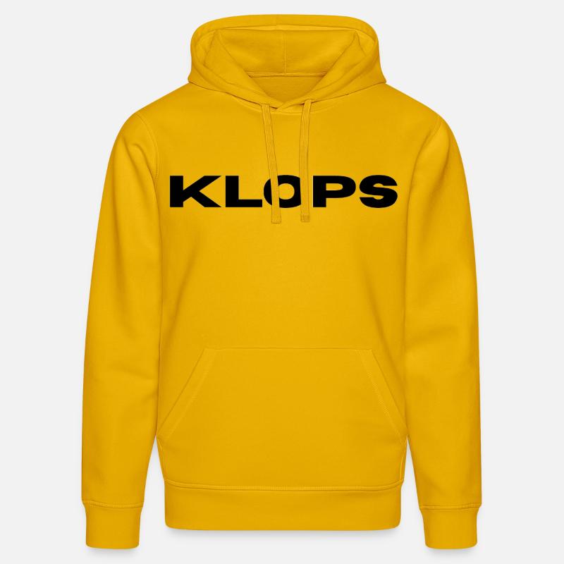Klops - Hier ist der Name Programm - Stanley/Stella Unisex Bio-Hoodie DRUMMER  - Spektralgelb