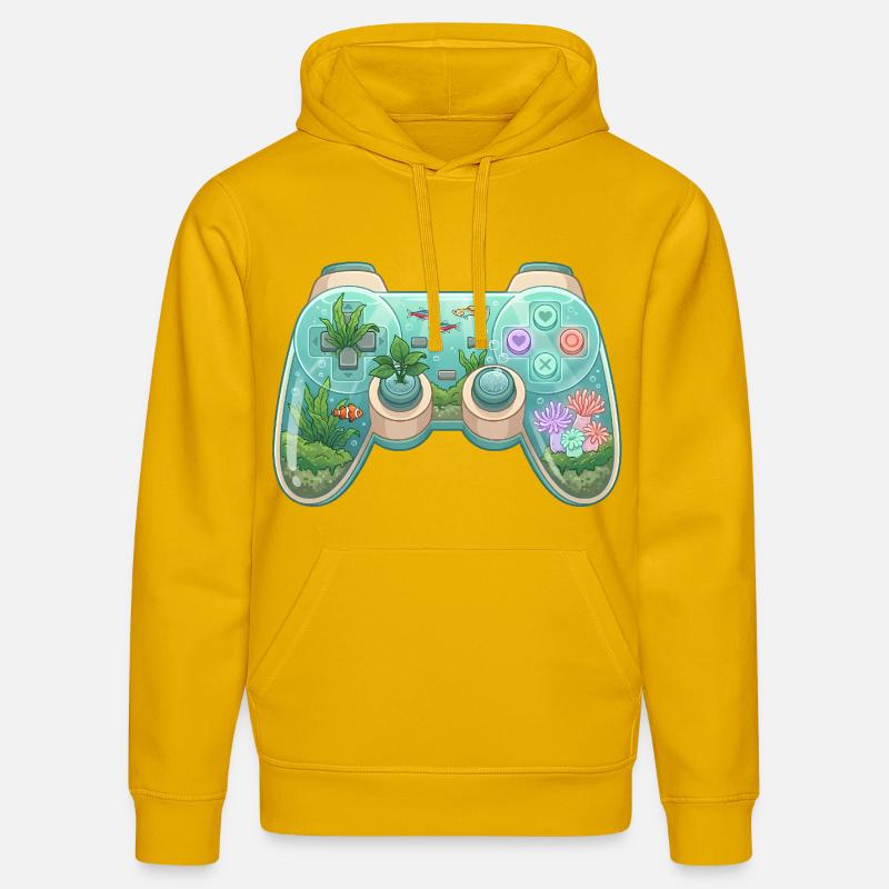 Manette Océan - Collant de jeu mignon - Sweat à capuche bio DRUMMER Stanley/Stella Unisexe - jaune spectre