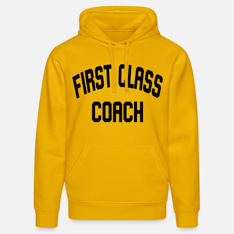 First Class Coach - Sweat à capuche bio DRUMMER Stanley/Stella Unisexe - jaune spectre