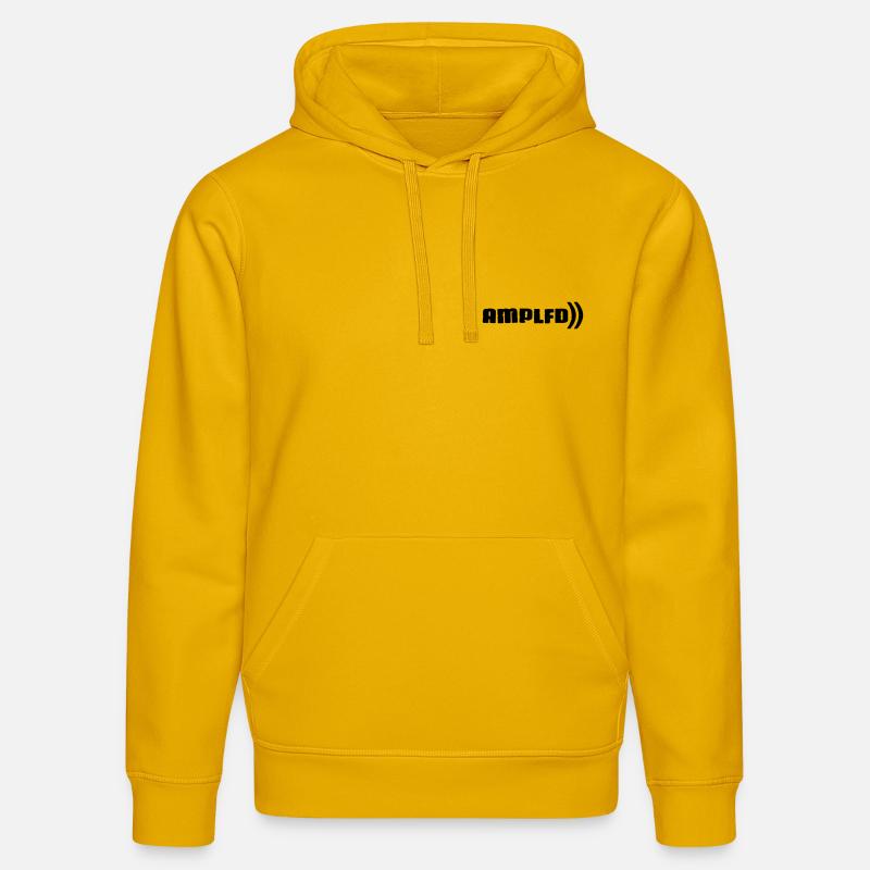 amplfd_--robuste - Sweat à capuche bio DRUMMER Stanley/Stella Unisexe - jaune spectre