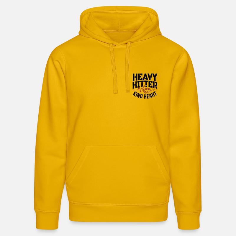 Gros Poids - Sweat à capuche bio DRUMMER Stanley/Stella Unisexe - jaune spectre