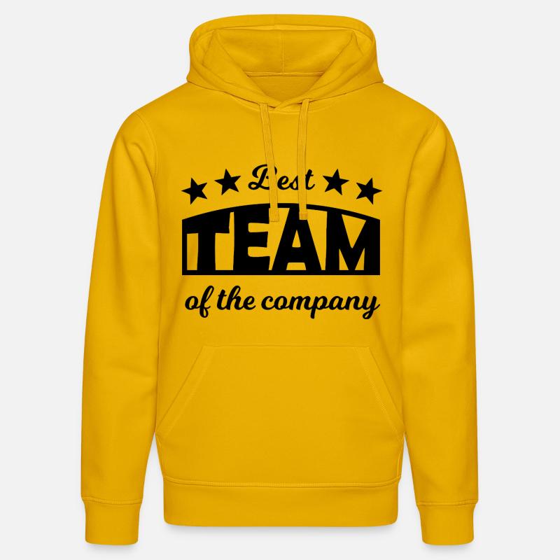 Team Player - Sweat à capuche bio DRUMMER Stanley/Stella Unisexe - jaune spectre