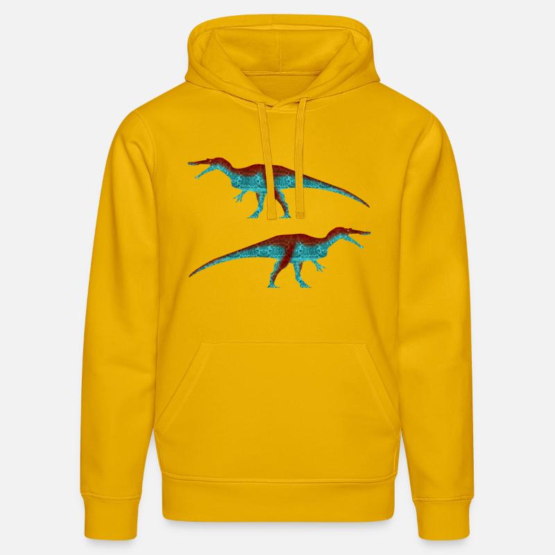 Baryonyx (Classique) - Sweat à capuche bio DRUMMER Stanley/Stella Unisexe - jaune spectre