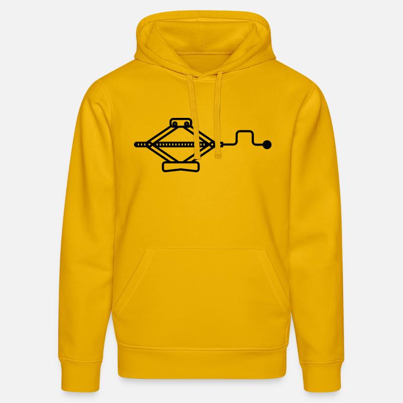 Jack - Sweat à capuche bio DRUMMER Stanley/Stella Unisexe - jaune spectre