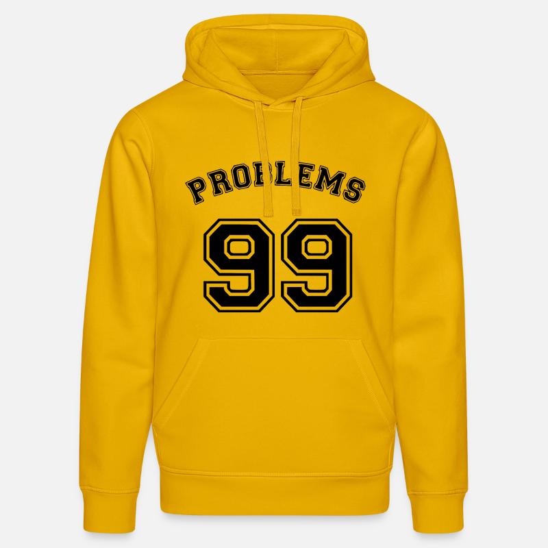 99 Problems - Stanley/Stella Unisex Bio-Hoodie DRUMMER  - Spektralgelb