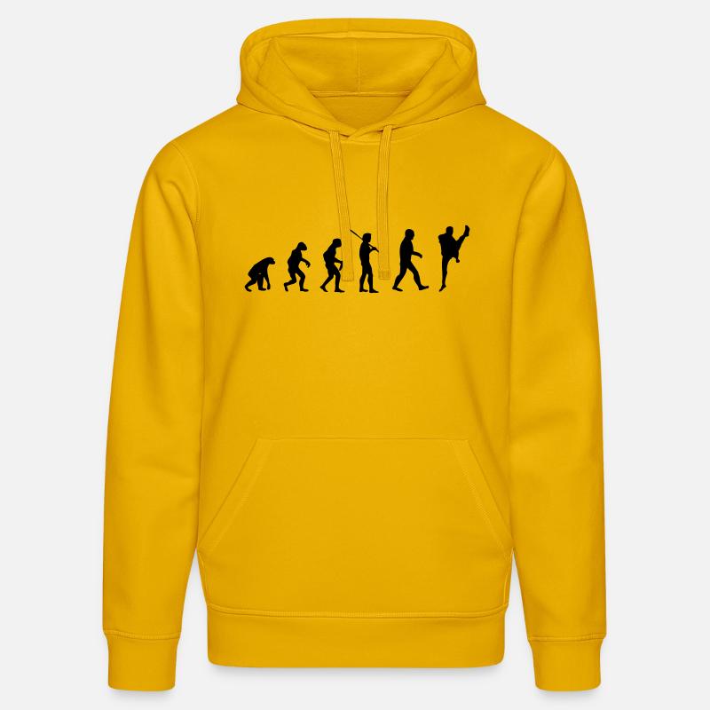 Arts Martiaux Evolution - Sweat à capuche bio DRUMMER Stanley/Stella Unisexe - jaune spectre