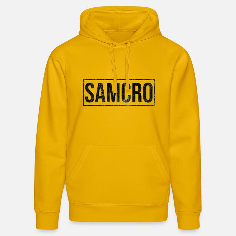 SAMCRO - Sweat à capuche bio DRUMMER Stanley/Stella Unisexe - jaune spectre