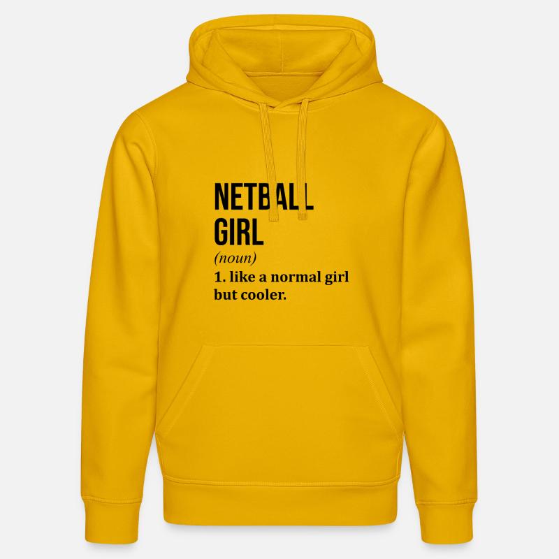 Netball - Sweat à capuche bio DRUMMER Stanley/Stella Unisexe - jaune spectre