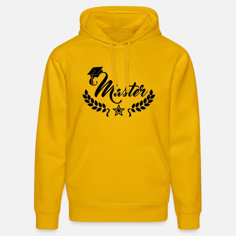 Master en - Sweat à capuche bio DRUMMER Stanley/Stella Unisexe - jaune spectre