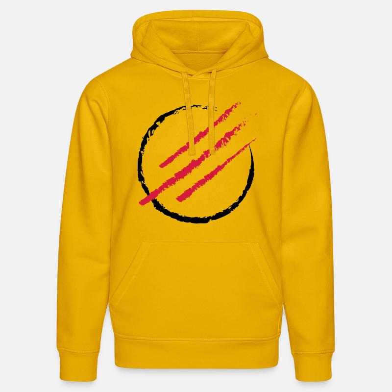 Scratch the Circle - Stanley/Stella DRUMMER Unisex Organic Hoodie - spectra yellow