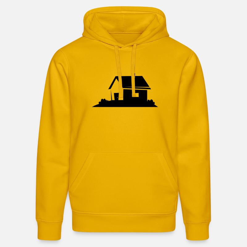 Maison - Sweat à capuche bio DRUMMER Stanley/Stella Unisexe - jaune spectre
