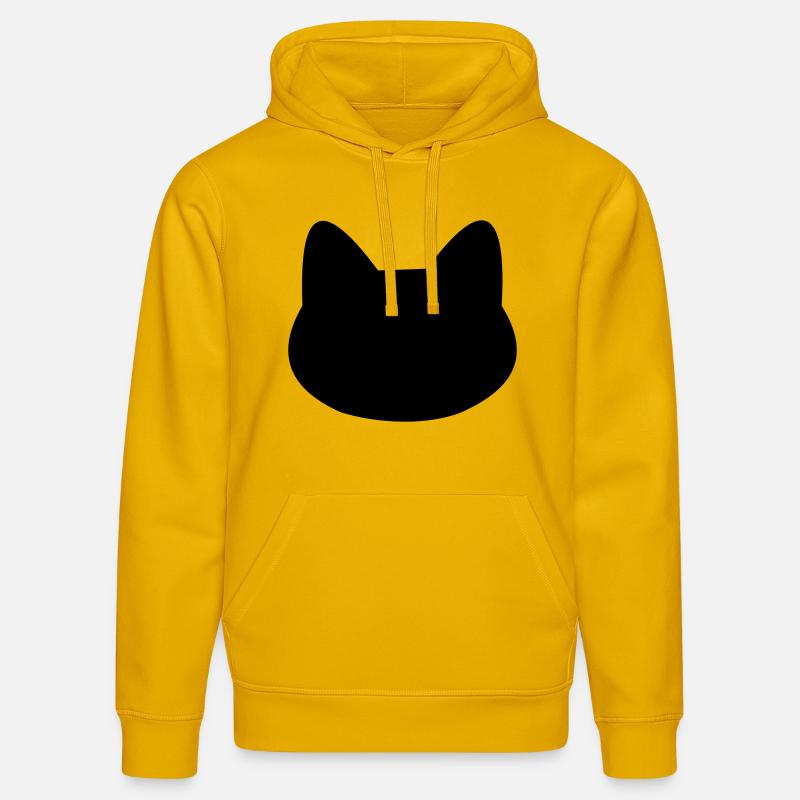 chat - Sweat à capuche bio DRUMMER Stanley/Stella Unisexe - jaune spectre