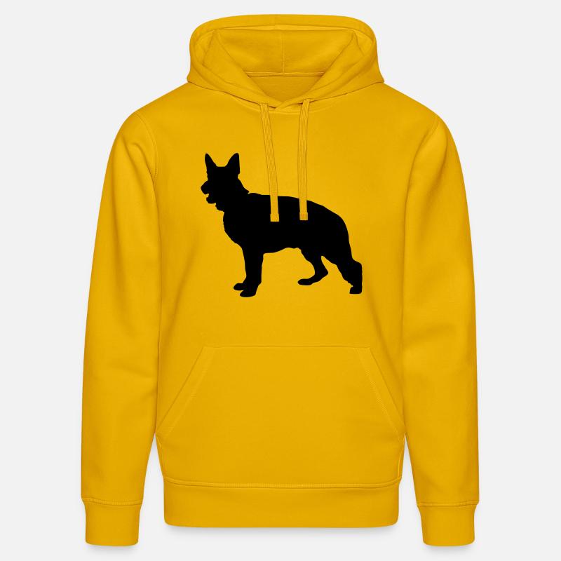 Berger allemand - Sweat à capuche bio DRUMMER Stanley/Stella Unisexe - jaune spectre