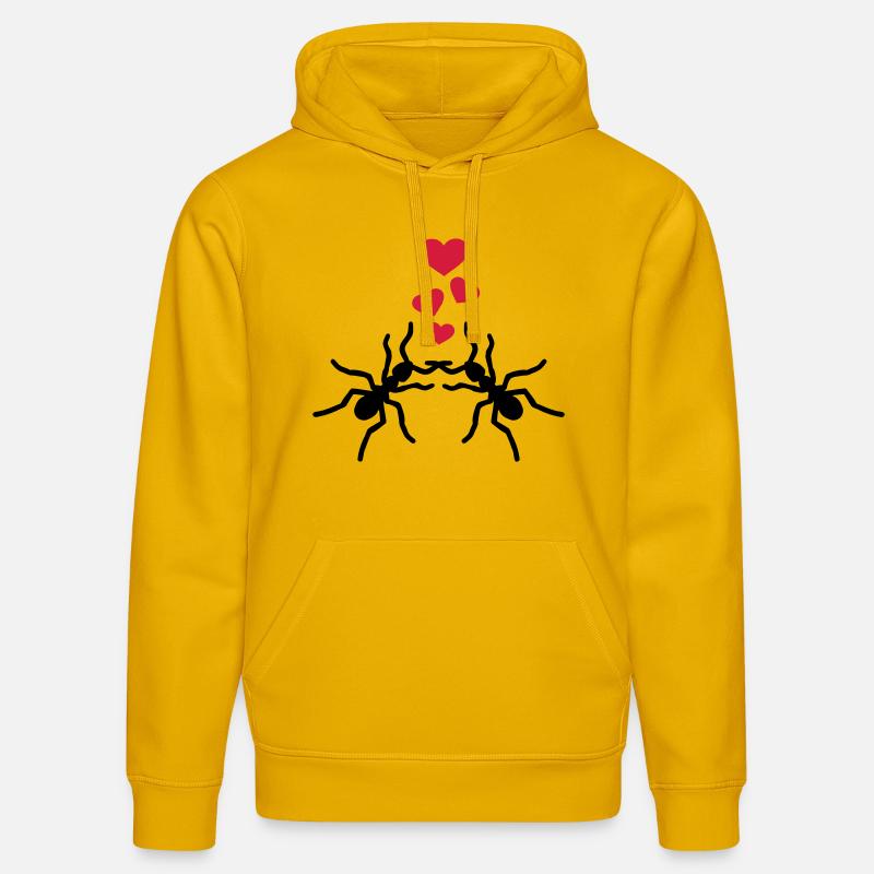 Fourmi - Sweat à capuche bio DRUMMER Stanley/Stella Unisexe - jaune spectre