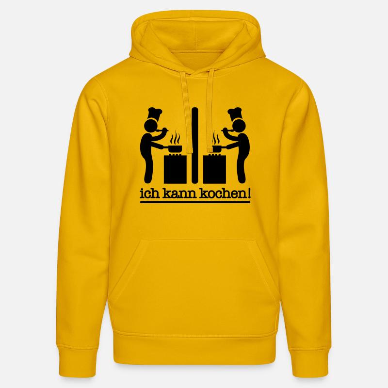 cuire à feu - Sweat à capuche bio DRUMMER Stanley/Stella Unisexe - jaune spectre