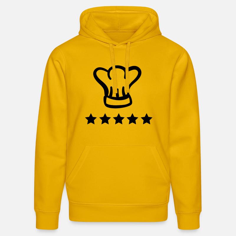chefkoch_a___f1 - Sweat à capuche bio DRUMMER Stanley/Stella Unisexe - jaune spectre