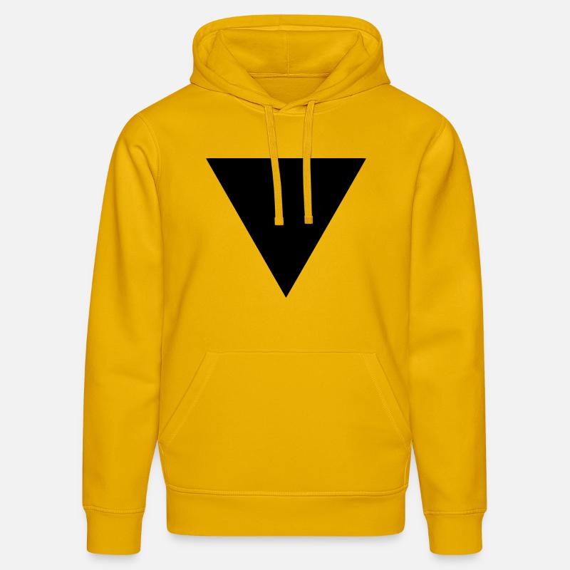 triangle - Sweat à capuche bio DRUMMER Stanley/Stella Unisexe - jaune spectre