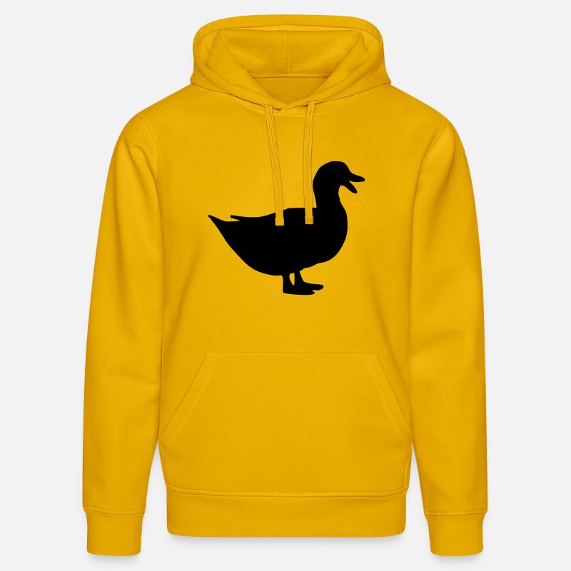 Canard - Sweat à capuche bio DRUMMER Stanley/Stella Unisexe - jaune spectre