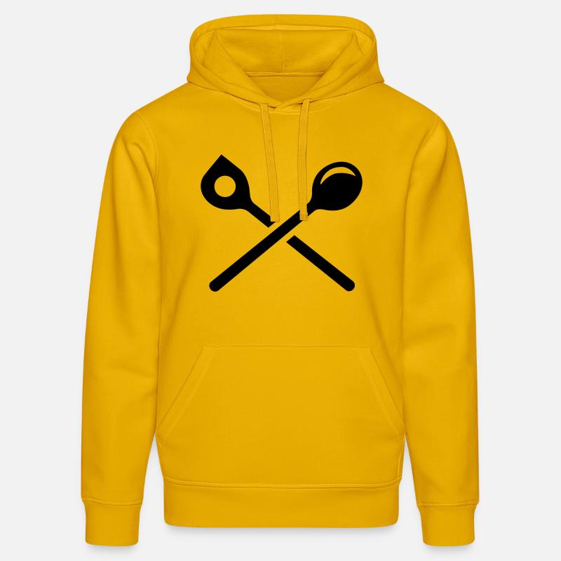 Cuisinier - Sweat à capuche bio DRUMMER Stanley/Stella Unisexe - jaune spectre