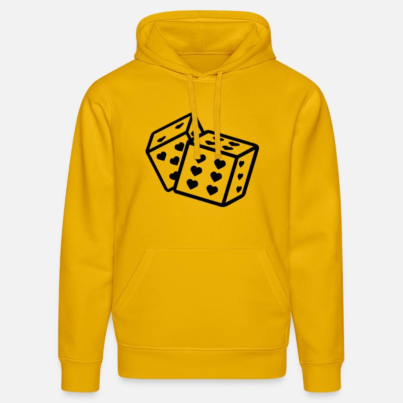 cube - Sweat à capuche bio DRUMMER Stanley/Stella Unisexe - jaune spectre