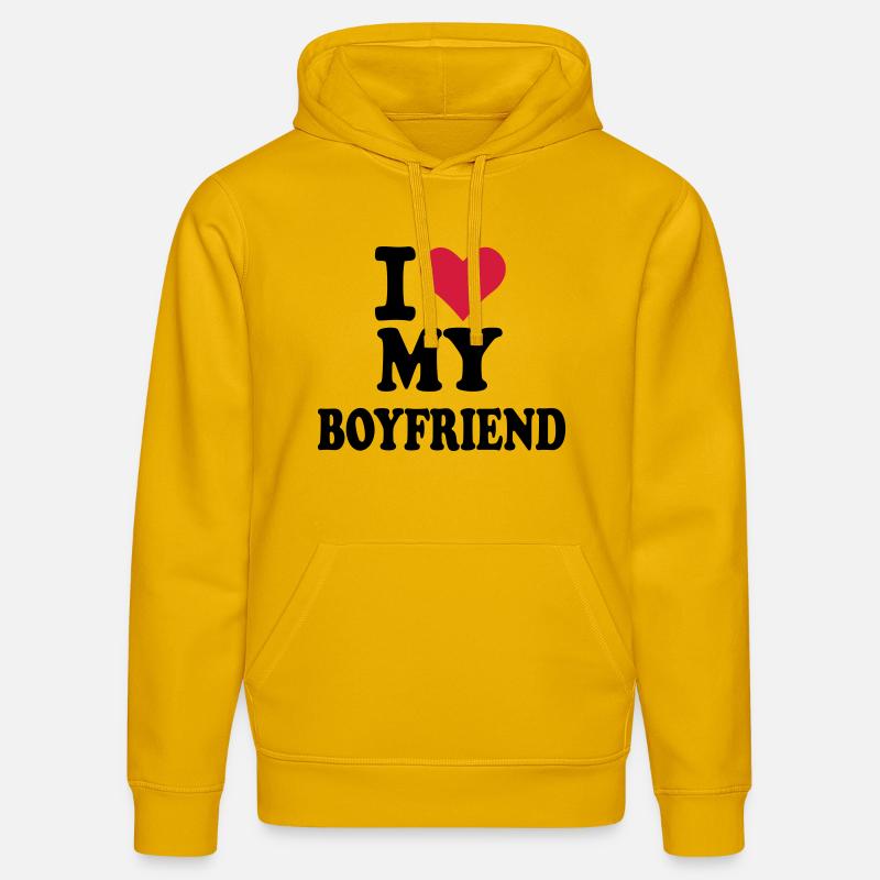 Boyfriend - ami - Sweat à capuche bio DRUMMER Stanley/Stella Unisexe - jaune spectre