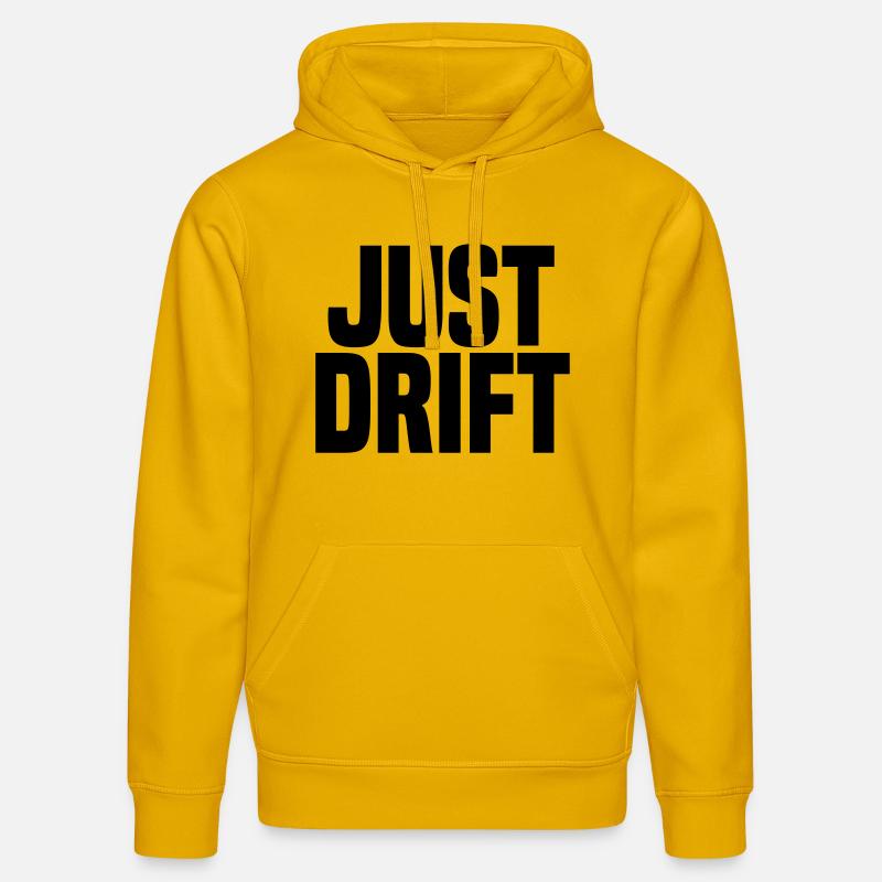 Just Drift - Sweat à capuche bio DRUMMER Stanley/Stella Unisexe - jaune spectre