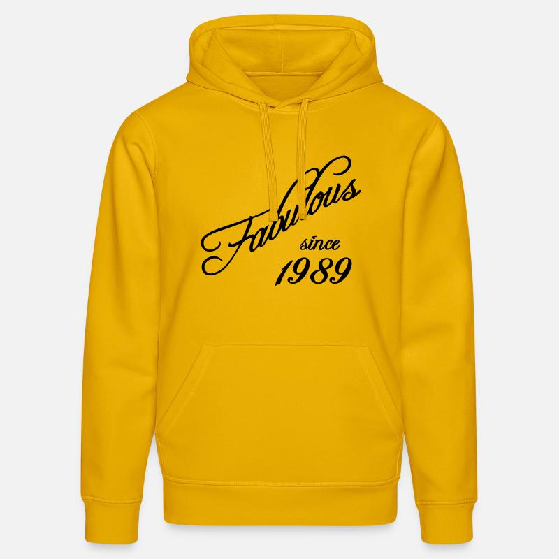 Fabulous since 1989 - Sweat à capuche bio DRUMMER Stanley/Stella Unisexe - jaune spectre