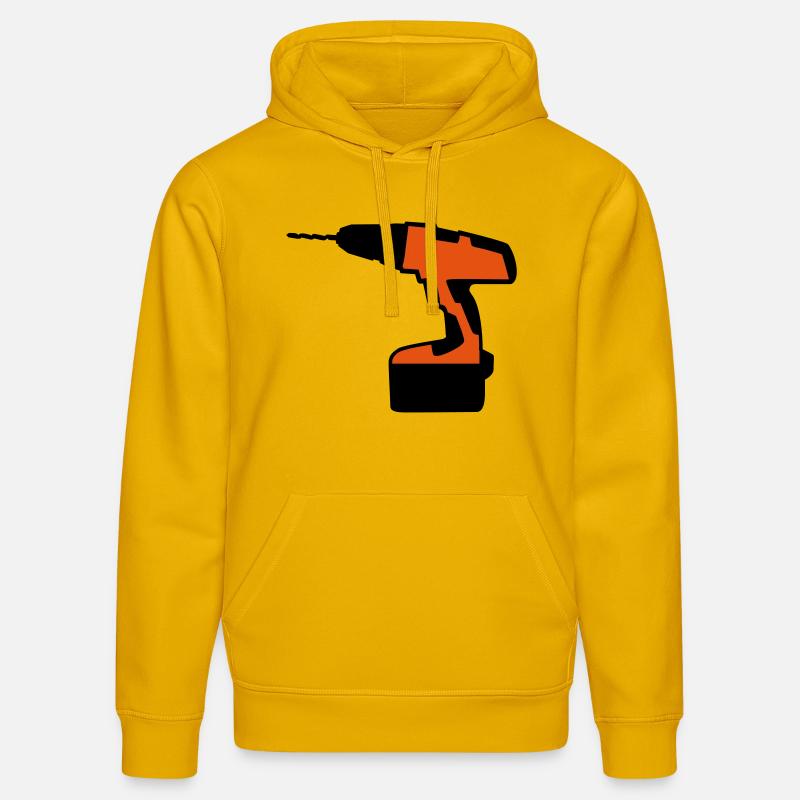 Tournevis rechargeable - Sweat à capuche bio DRUMMER Stanley/Stella Unisexe - jaune spectre