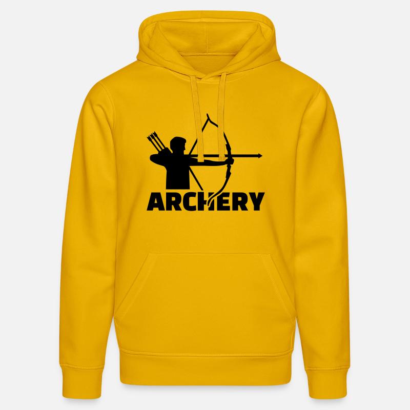 Archery - Sweat à capuche bio DRUMMER Stanley/Stella Unisexe - jaune spectre