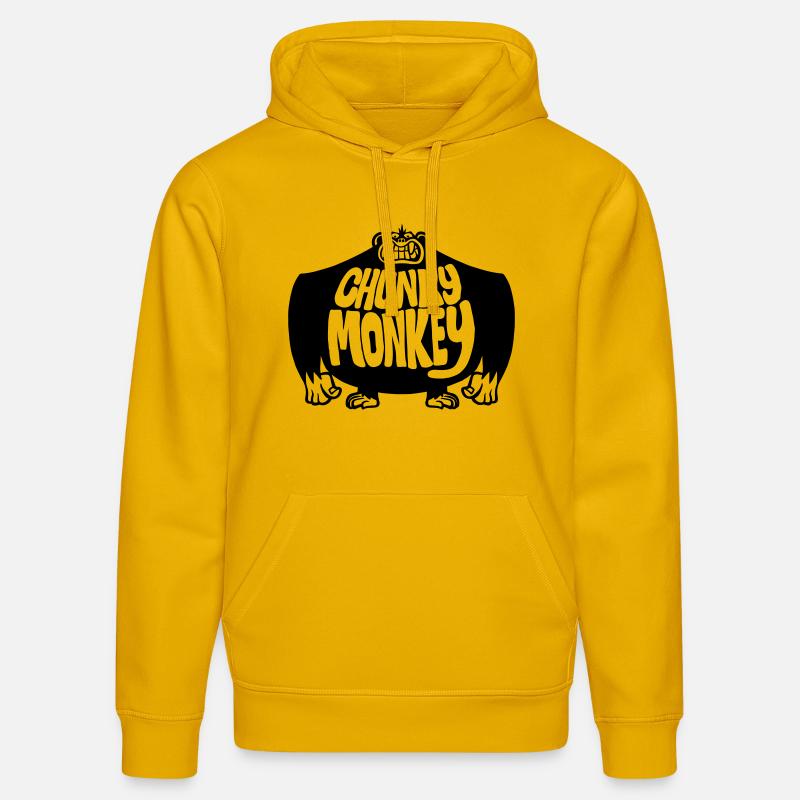 Chunky Monkey - Sweat à capuche bio DRUMMER Stanley/Stella Unisexe - jaune spectre