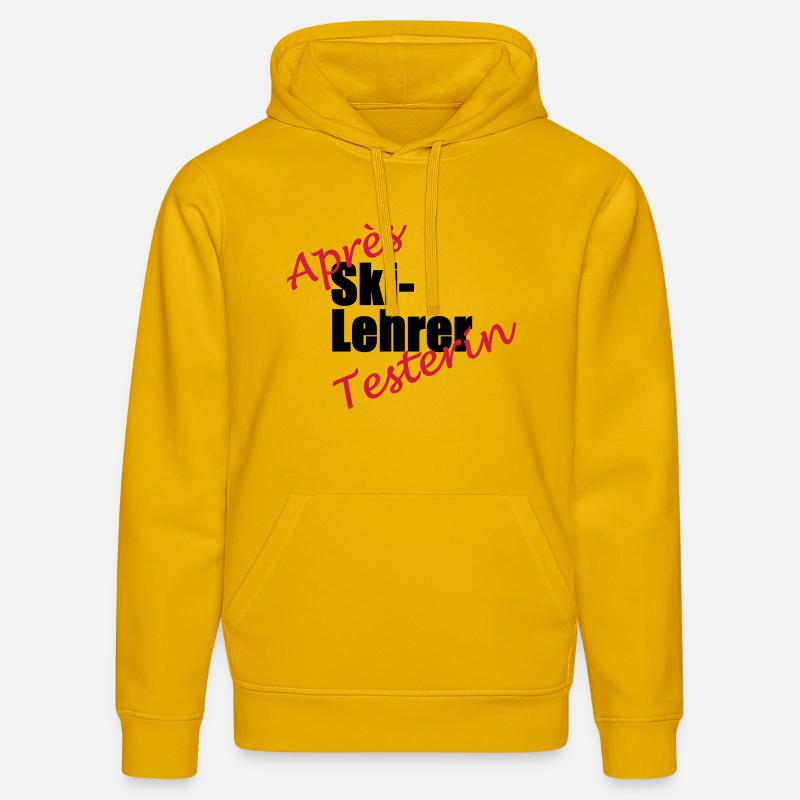 Testeur Apres Ski enseignants - Sweat à capuche bio DRUMMER Stanley/Stella Unisexe - jaune spectre