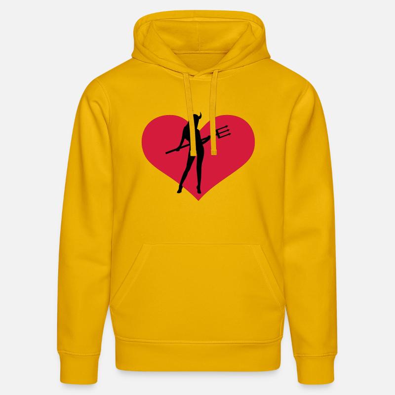 she_devil - Sweat à capuche bio DRUMMER Stanley/Stella Unisexe - jaune spectre