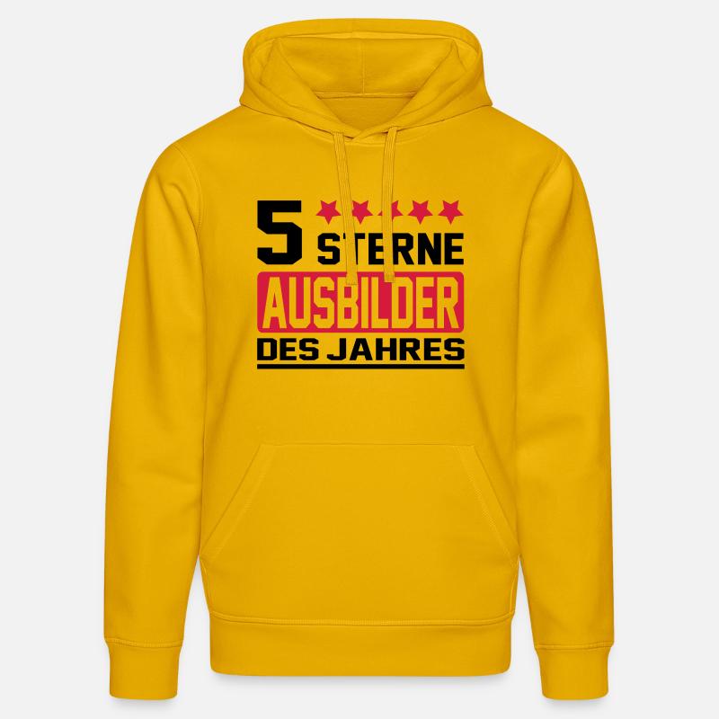 instructor - Sweat à capuche bio DRUMMER Stanley/Stella Unisexe - jaune spectre