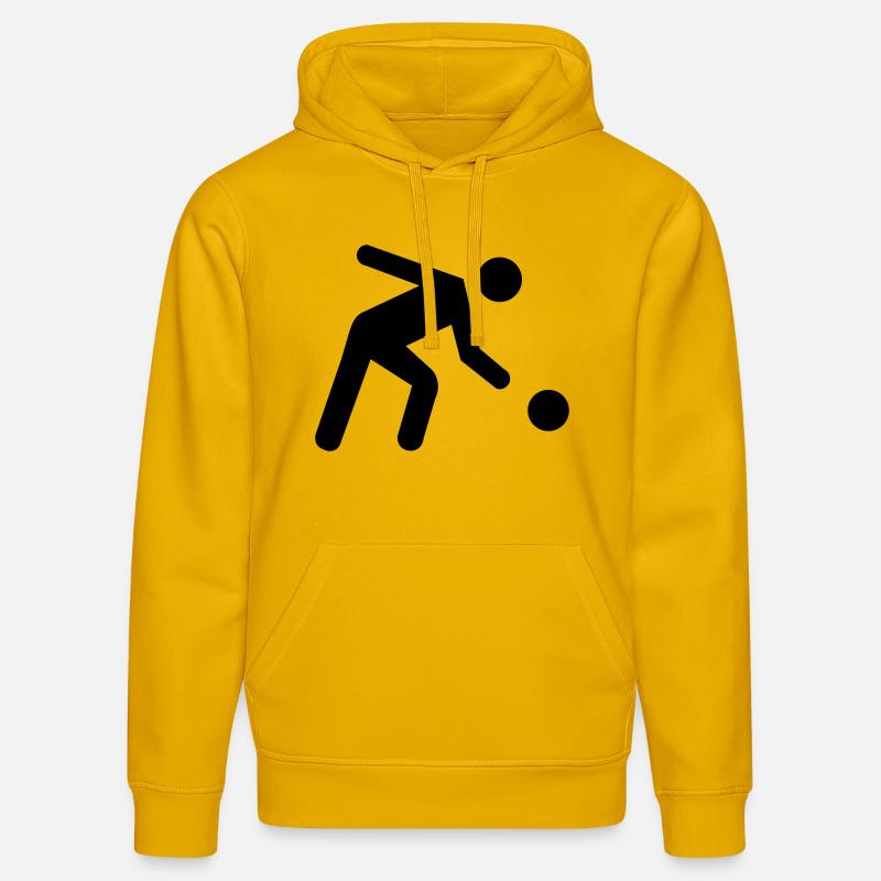 Jeu de quilles - Sweat à capuche bio DRUMMER Stanley/Stella Unisexe - jaune spectre
